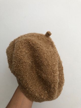 Boina de borreguito Camel