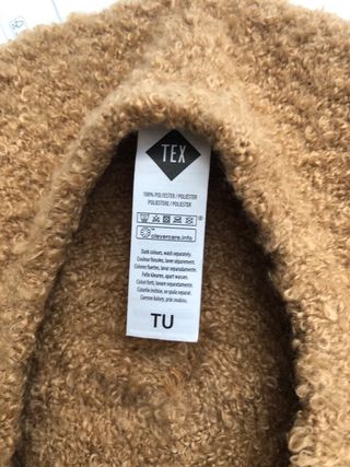 Boina de borreguito Camel