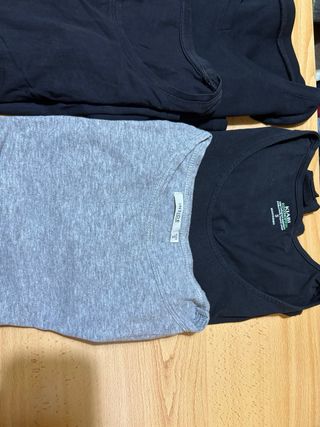Lote 5 Camisetas Manga Larga Talla S