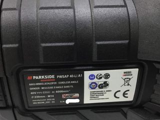 radial parkside pwsap 40-li a1