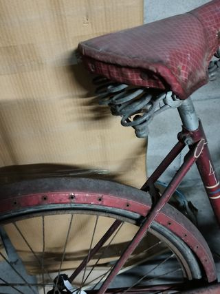 Bicicleta antigua roja Super Cil