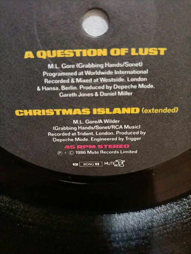 Vinilo 12 Depeche Mode - A Question of Lust