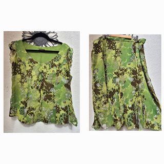 Conjunto Zendra Falda y Blusa Talla 48