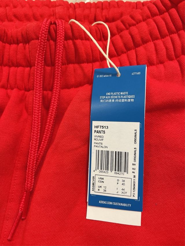 Conjunto Adidas Sudadera y pantalon Rojo Nuevo