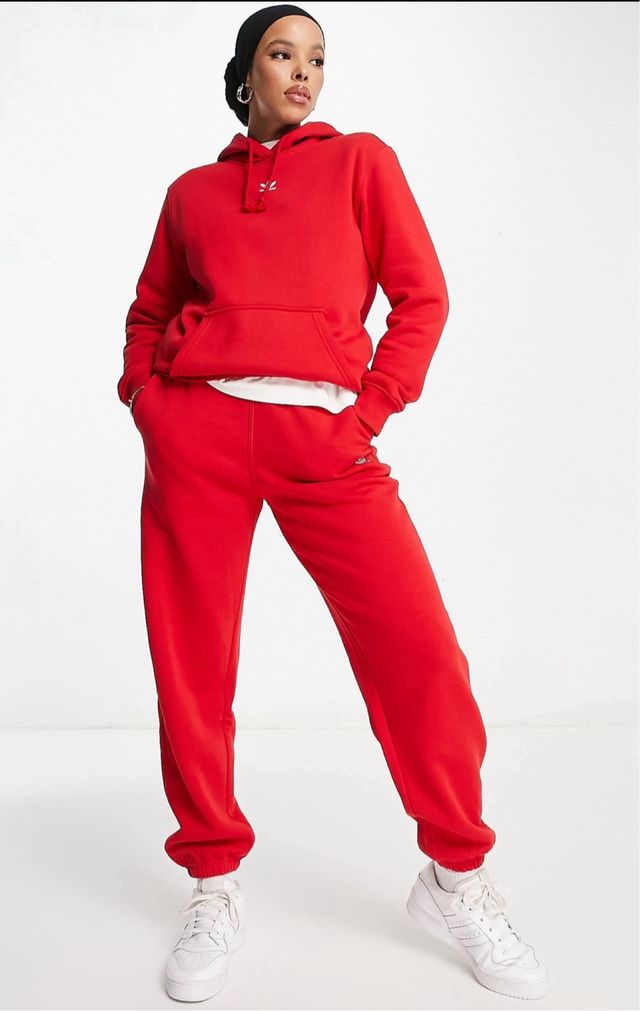 Conjunto Adidas Sudadera y pantalon Rojo Nuevo