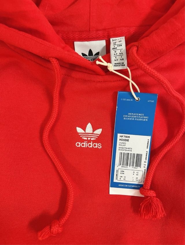 Conjunto Adidas Sudadera y pantalon Rojo Nuevo