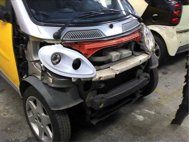 Coppi di fanali anteriori e supporti Smart Fortwo