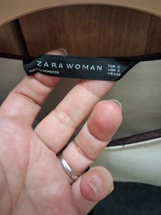 Miniabito Zara patchwork taglia S