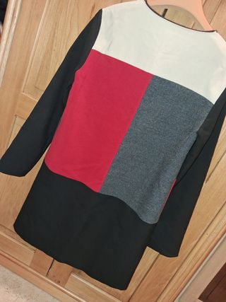 Miniabito Zara patchwork taglia S