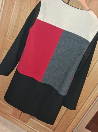 Miniabito Zara patchwork taglia S