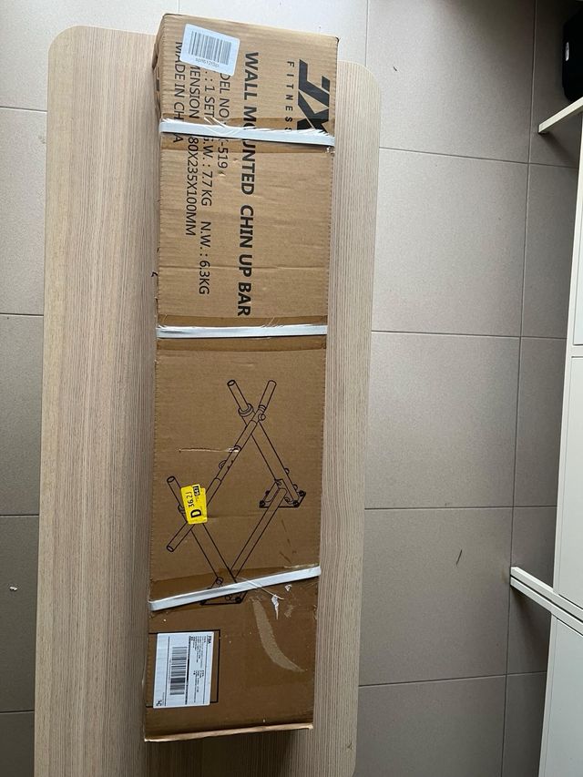 Barra de dominadas pared Nuevo Peso maximo 125kg