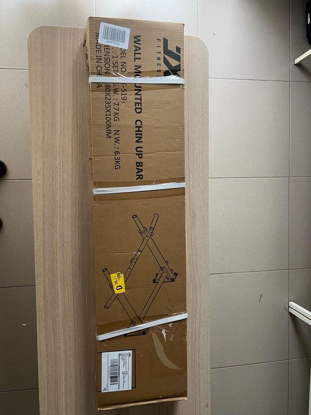 Barra de dominadas pared Nuevo Peso maximo 125kg