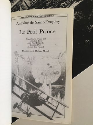 ejercicio por capítulos principito y texto