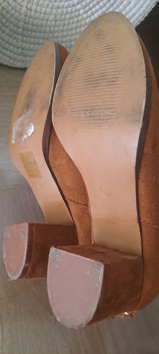 Botines camel ante