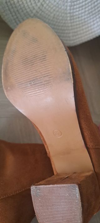 Botines camel ante