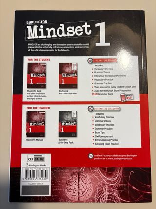Mindset 1 cuaderno alumno y libro 