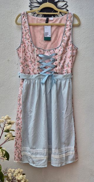 Vestido estilo Dirndl H&M Talla XL