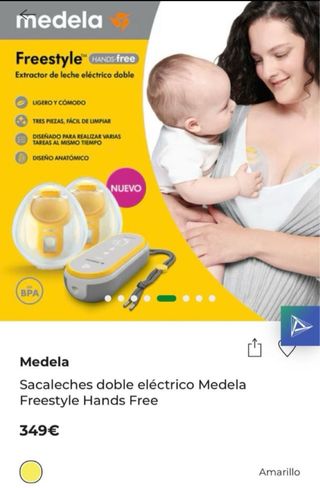 Sacaleches eléctrico Medela Freestyle manos libres