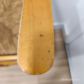 Taburete alto madera y yute niños