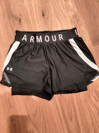Shorts Under Armour 2 in 1 neri
