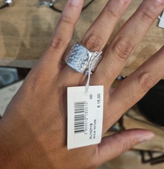 Anello VESTOPAZZO fatto a mano in alluminio