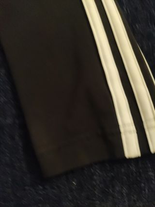 Mallas Adidas Negras con Rayas Blancas