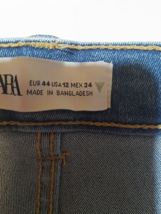Pantalón vaquero elástico azul