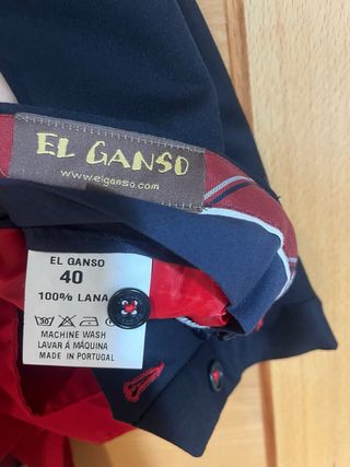 Traje El Ganso Azul Marino