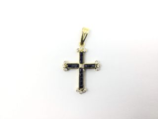 colgante oro 18k con piedra
