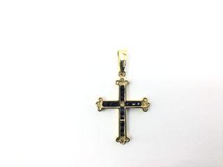 colgante oro 18k con piedra