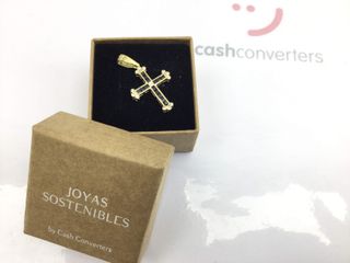 colgante oro 18k con piedra