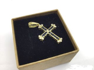 colgante oro 18k con piedra