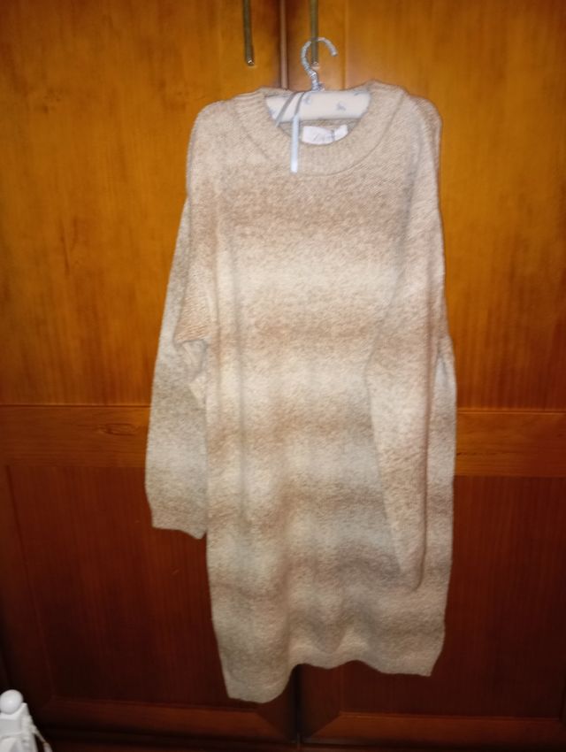 Vestido niña mangas largas zara