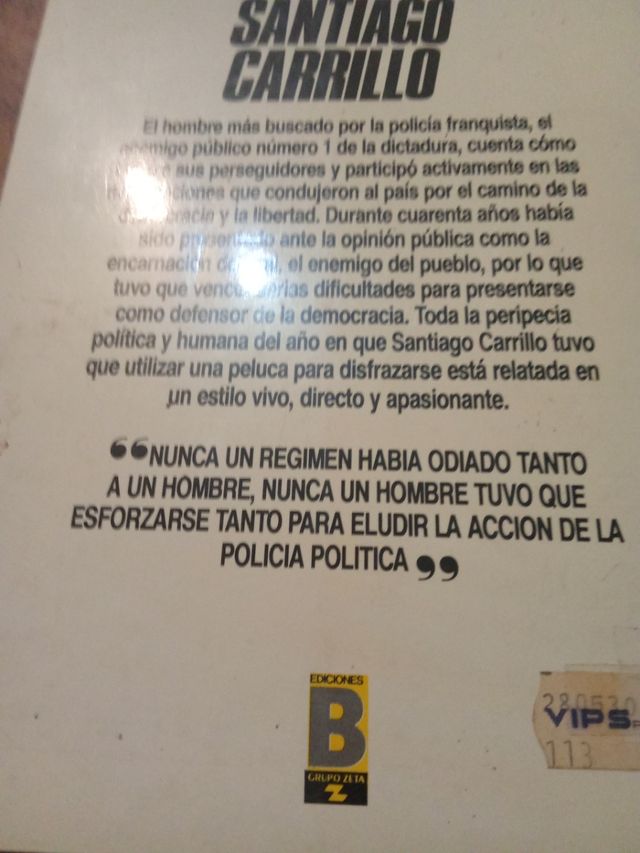 Santiago carrillo el año de la peluca #