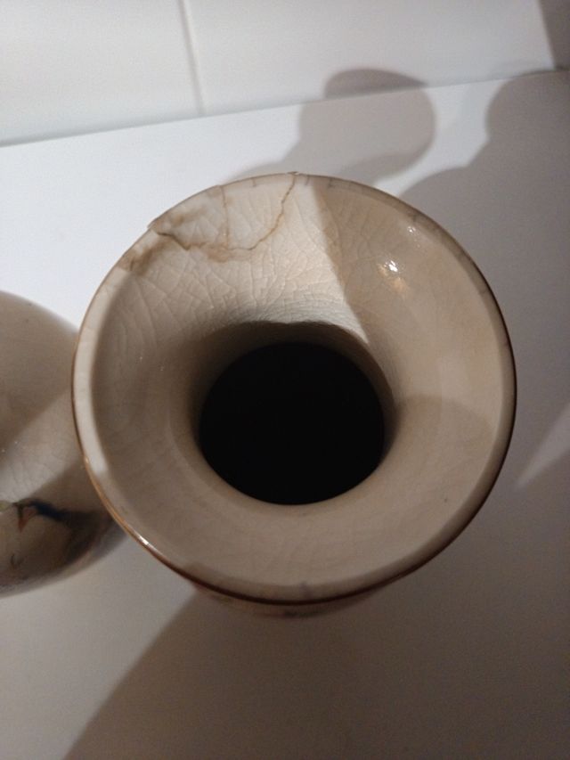 2 Jarrones Porcelana Japonesa Antiguos