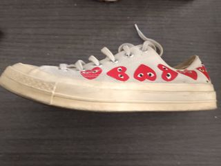 Comme des Garçons x Converse Bambas Corazón Rojo