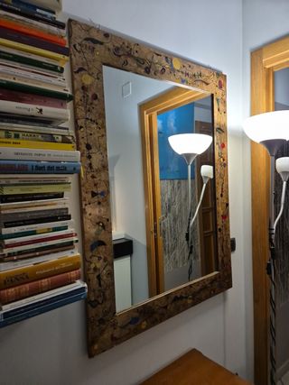 Specchiera dipinta a mano