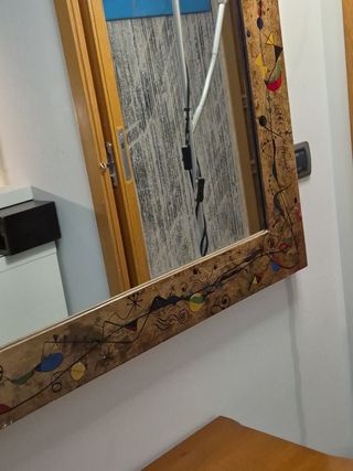 Specchiera dipinta a mano