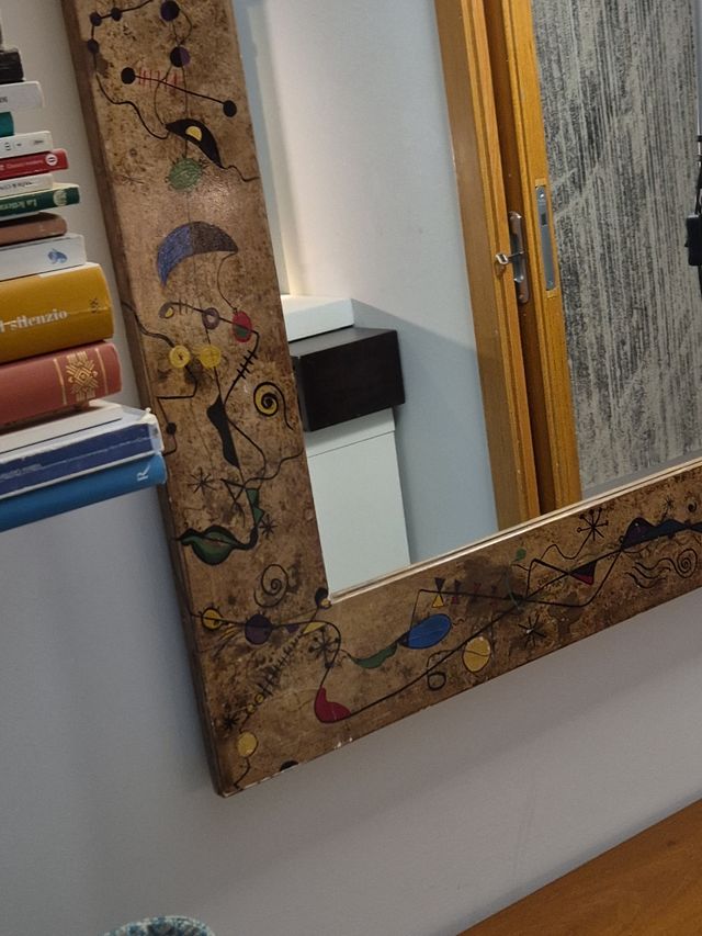 Specchiera dipinta a mano