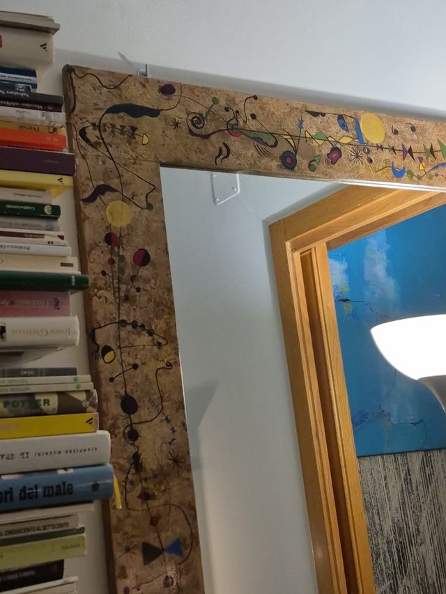 Specchiera dipinta a mano