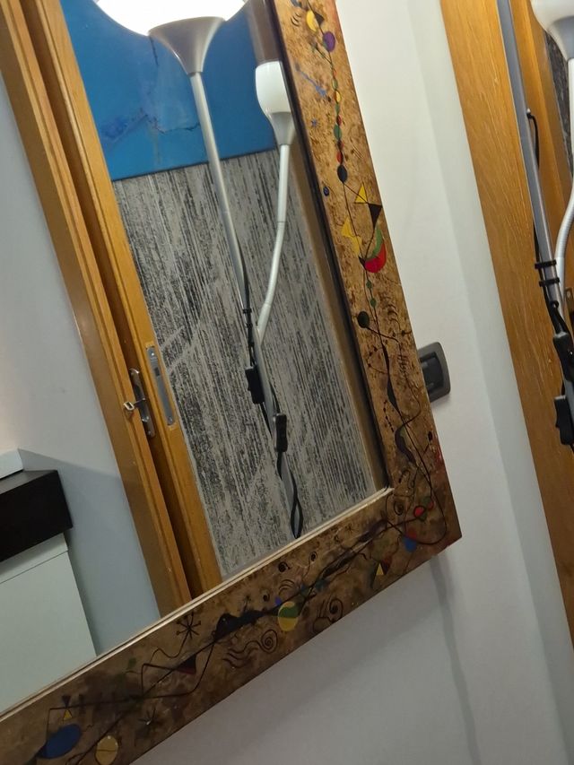 Specchiera dipinta a mano