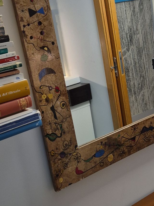 Specchiera dipinta a mano