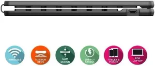 Teclado inalámbrico Plegable para Tablet y PC . Fr
