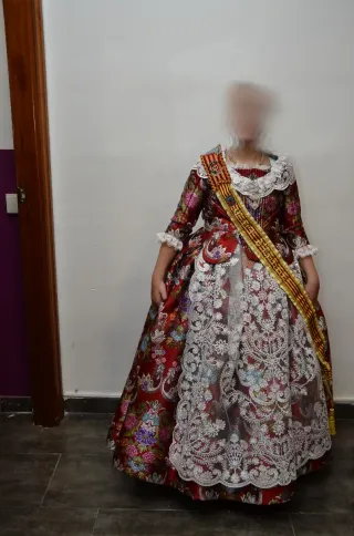 Traje fallera niña 10 años 
