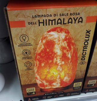 Lampada Sale Rosa Himalaya Dictrolux