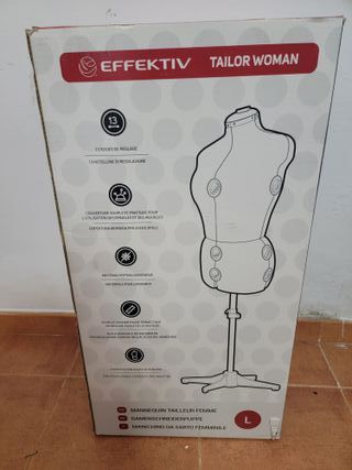Maniquí Sastre Ajustable Mujer Talla L/XL