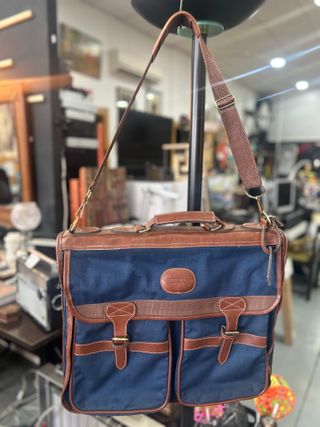 Bolsa Viaje Vintage Martini Racing Azul/Marrón
