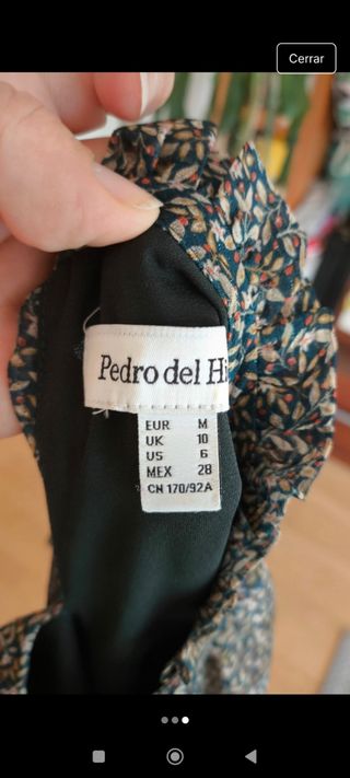 Blusa Pedro del Hierro Talla M