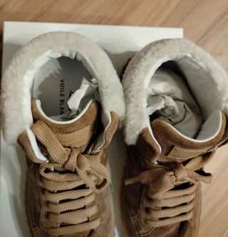 Voile Blanche Scarpe Donna Marrone Nuove