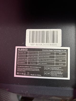 Impresora 3D Elegoo Neptune 4 Max